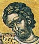 Свети апостол Онисим. Фрагмент от стара стенопис в Света Гора-Атон