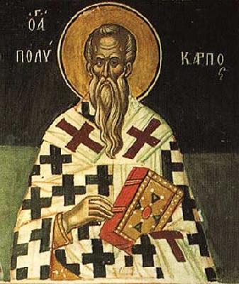 свети свещеномъченик Поликарп, епископ Смирненски