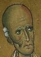 Свети праведни Лазар Четверодневни. Фрагмент от стара гръцка стенопис о. Кипър