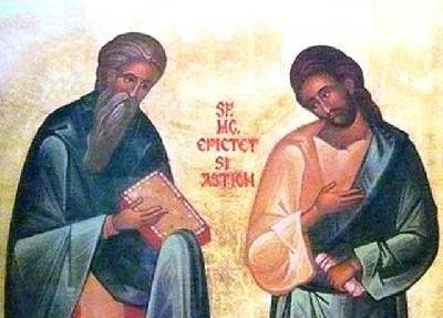 светите преподобномъченици презвитер Епиктет и монах Астион