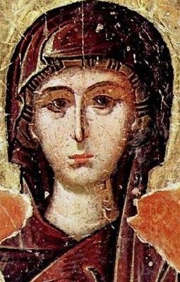 Света великомъченица Параскева. Фрагмент от стара кипърска икона 