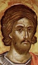 Свети мъченик Виктор. Фрагмент от стара стенопис. Света Гора-Атон